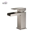 thumbnail image 1 of Waterfall Solid Brass Single Handle Sink Faucet, 1 of 9