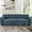 Dark Blue, variant on 3 - Seat Dark Blue Sofa / Streamlined Appearance, Easy Maintenance / Home Decor