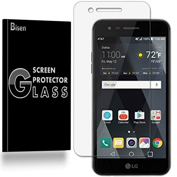 LG Rebel 3 LTE / LG K4 (2017) [BISEN] 9H Tempered Glass Screen Protector, Anti-Scratch, Anti-Shock, Shatterproof, Bubble Free