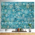 thumbnail image 2 of Design Art - Motif de cristal de neige bleu clair, 2 of 5