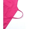 thumbnail image 6 of YONGHS Kids Unisex Chef Adjustable Aprons and Hat Costume Set for Kitchen Cooking Baking Painting Rose Red S, 6 of 7