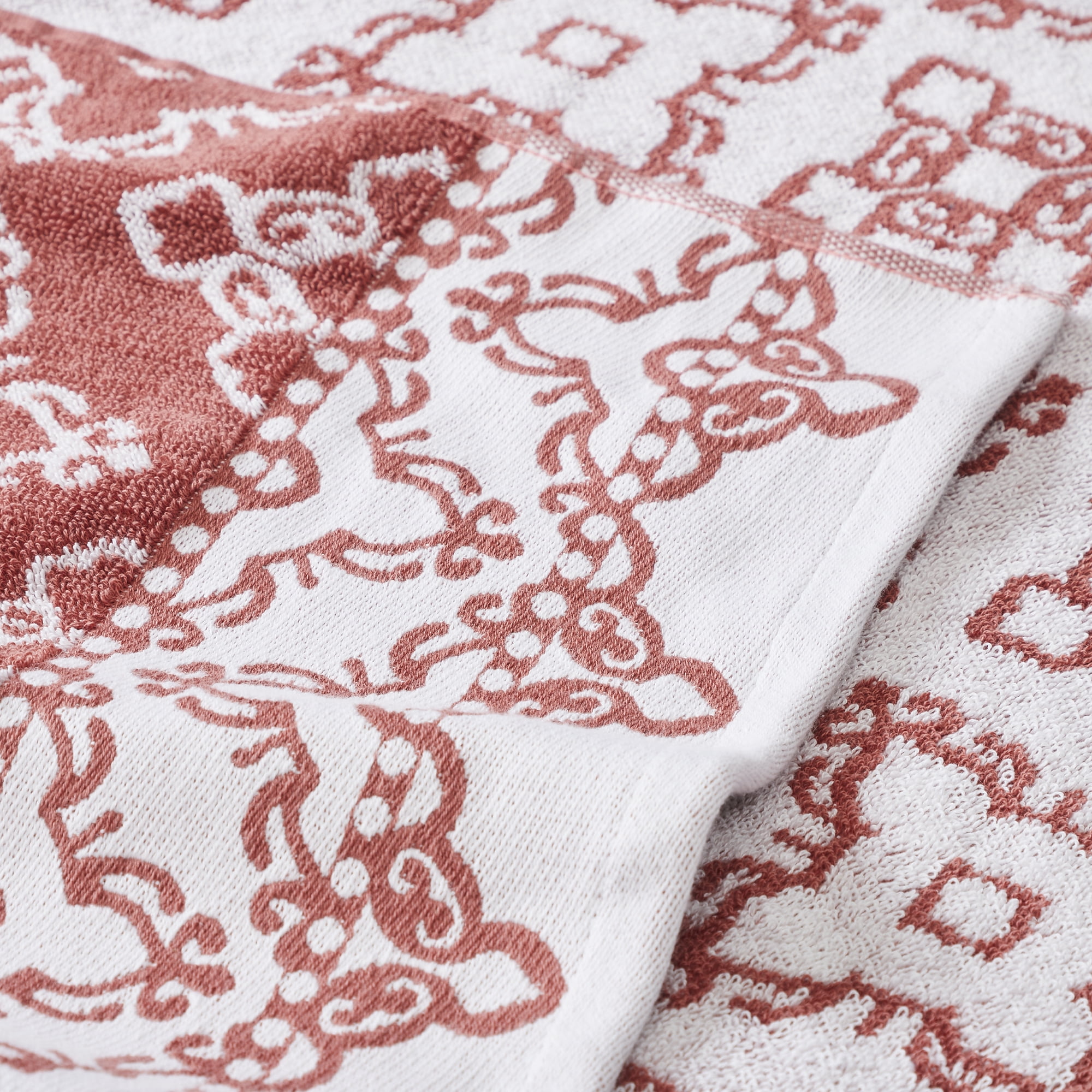 Modern Threads Charlize 6-Piece Cotton Bath Towel Set, Clay