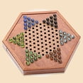 thumbnail image 3 of Juego de Damas Chinas de Madera Zwbfu con cajón de almacenamiento para niños y adultos, 3 of 8