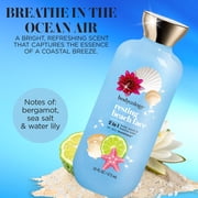 Bodycology Resting Beach Face 2-in-1 Body Wash & Bubble Bath, 16 fl oz