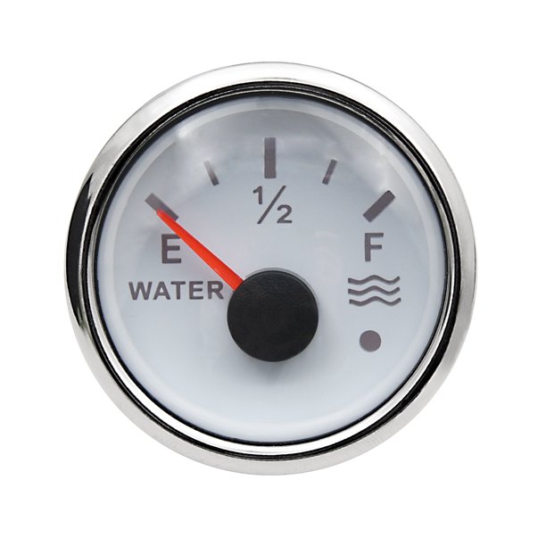 Geloo 52MM Water Level Gauge 0190ohms Boat Water Gauge for Car Truck