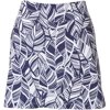 Coral Bay Golf Petite Tropical Palm Leaf Print Skort Large Petite Navy/white