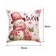 thumbnail image 5 of Funda de cojín navideña con estampado de copos de nieve, decorativa para cama y exterior. Estilo D, 5 of 6