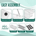 thumbnail image 2 of Sorbus 3-Pack Rolling Can Organizer – 3-Tier Canned Goods Dispenser Rack for Kitchen Pantry Storage & Organization, 2 of 8