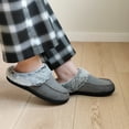 thumbnail image 2 of FREISTERN Women's Fuzzy House Slipper Warm Scuff Memory Foam Slip on Indoor Outdoor House Shoes, 2 of 7