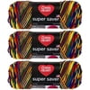 Red Heart Super Saver Yarn, Mexicana E300-950 (Pack of 3)