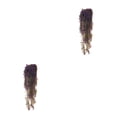 thumbnail image 4 of Moyic Flor Artificial para Colgar en la Pared Planta de Mimbre Falso Corto Morado 85CM 2Conjunto, 4 of 6