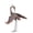 Preening, variant on Regal Art & Gift Copper Patina Heron 44" - Preening Metal 44" Bird Statue