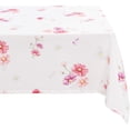thumbnail image 1 of White Spring Tablecloth Rectangle 60 x 120 Inch - Waterproof and Spillproof Oblong Floral Spring Table Cloth Summer Tablecloth for Dining Room, Outdoor Picnic and Wedding, 1 of 6