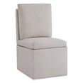 thumbnail image 6 of CHITA Modern Fabric Dining Side Chairs, Linen (Set of 2), 6 of 14