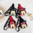 thumbnail image 2 of Disney Children's Chest Bags Cartoon Mickey Mouse Minnie Mermaid Canvas Shoulder Bag Women Crossbody Bags Mini Phone Storage Bag Gao Jinjia LED, 2 of 2