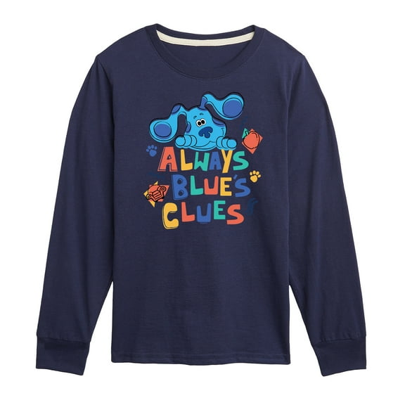 Blue's Clues & You! - Always Blue's Clues - Toddler & Youth Long Sleeve Graphic T-Shirt