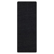 Mohawk Home Wide Wale Indoor/Outdoor Polyester Utility Mat, Coal, 3' X 8'