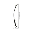 thumbnail image 2 of Luxshiny Tailgate Accessories 2Set Black Rubber Steel Cables for Pickup Trucks and Cars with Smooth Operation, 2 of 6