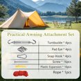thumbnail image 2 of Amaopus Shade Sail Hardware Kit 5 inch for Triangle and Rectangle Sun Shade Sail Installation, 304 Stainless Steel Accessories Set for Outdoor Garden Patio, 2 of 7