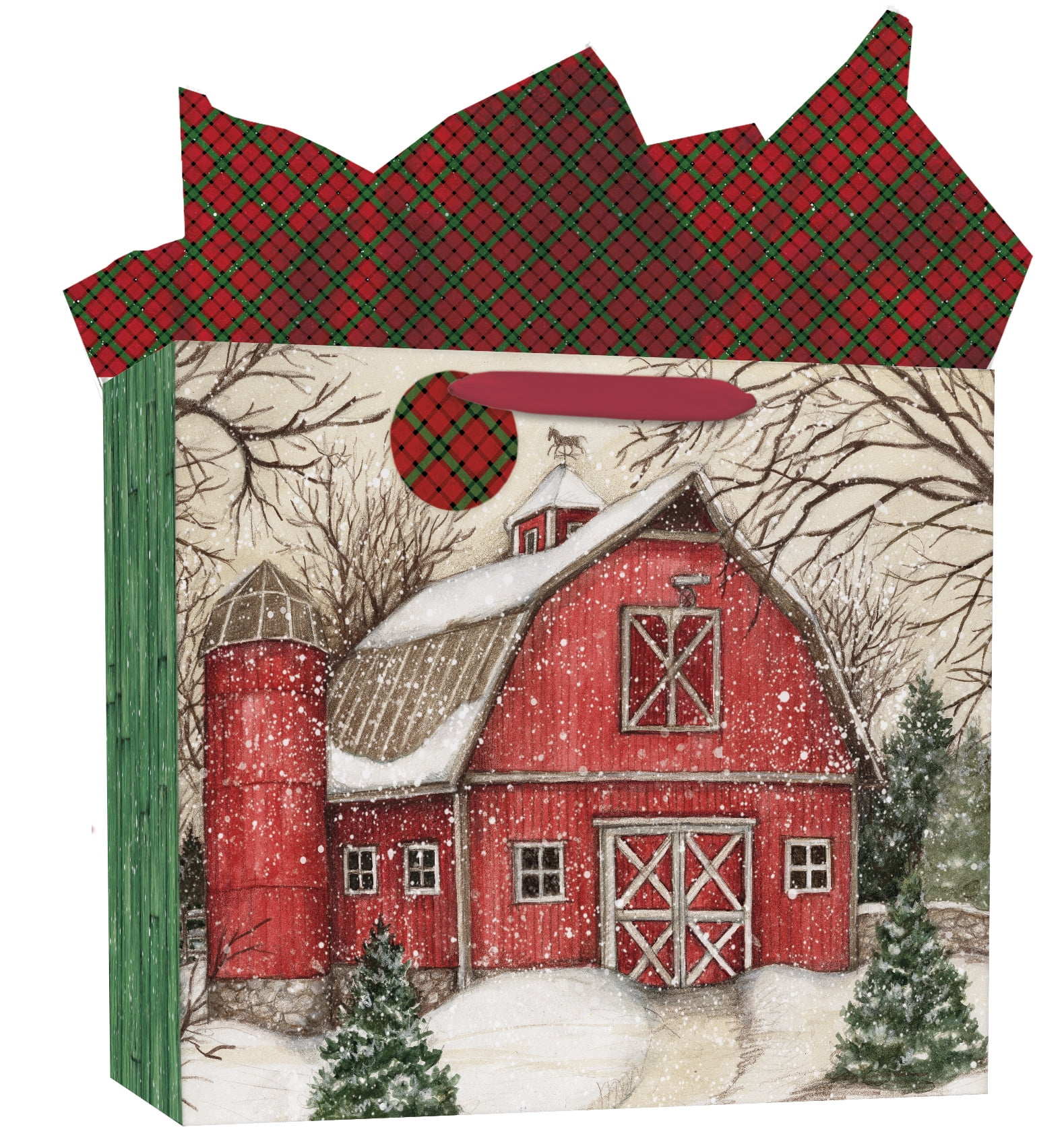 Snowy Friends Super Giant Christmas Gift Bag Tag Tie 44 x 56 Plastic Sack 