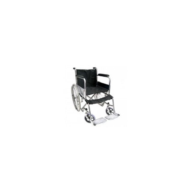 Silla Ruedas Cromada Medimetrics Speedy Color Negro SP7001