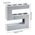 thumbnail image 3 of POINTERTECK No Punching Umbrella Storage Rack Umbrella Stand Wall Umbrella Holder Rain Draining Hold Shelf Rack Mounting for Umbrella Parasol for Home Umbrella Storage, 3 of 10