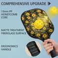 thumbnail image 4 of Pickleball Paddles Set,Pioneer Flower Floral Print Pattern Fiberglass Surface Pickleball Racket Set with 2 Indoor Outdoor Pickleball Balls and Pickleball Bag,Pickle-ball Equipment, 4 of 6