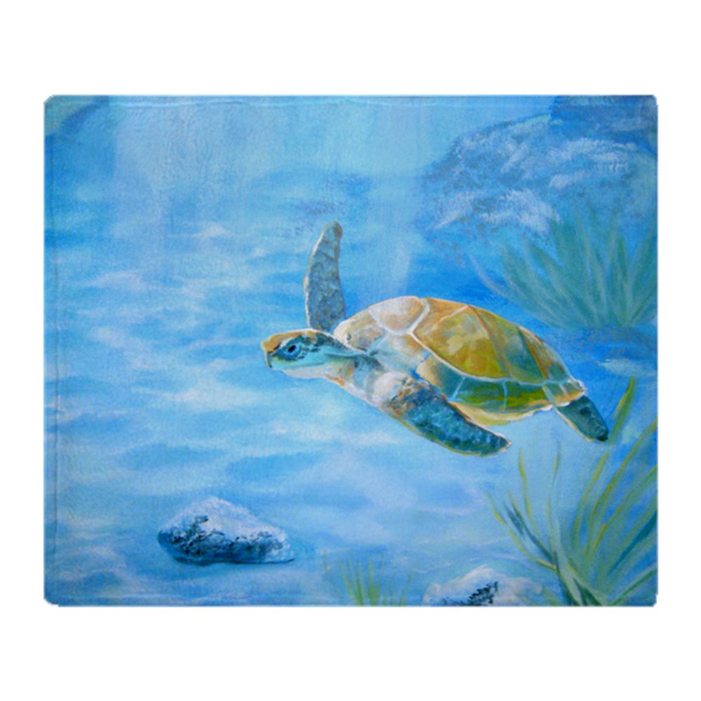 CafePress Underwater Turtle Soft Fleece Throw Blanket, 50"x60