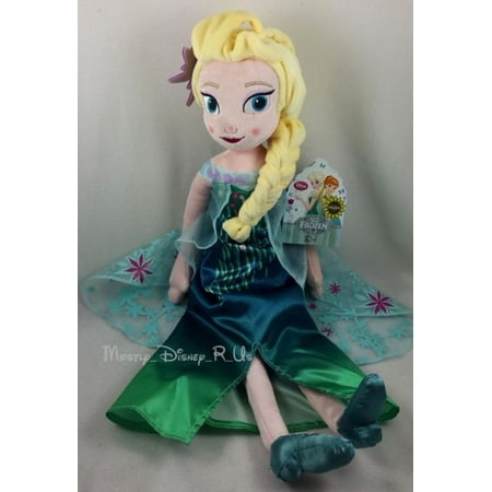 New Genuine Disney Store ELSA Frozen Fever 20" Spring Summer Plush Toy Doll