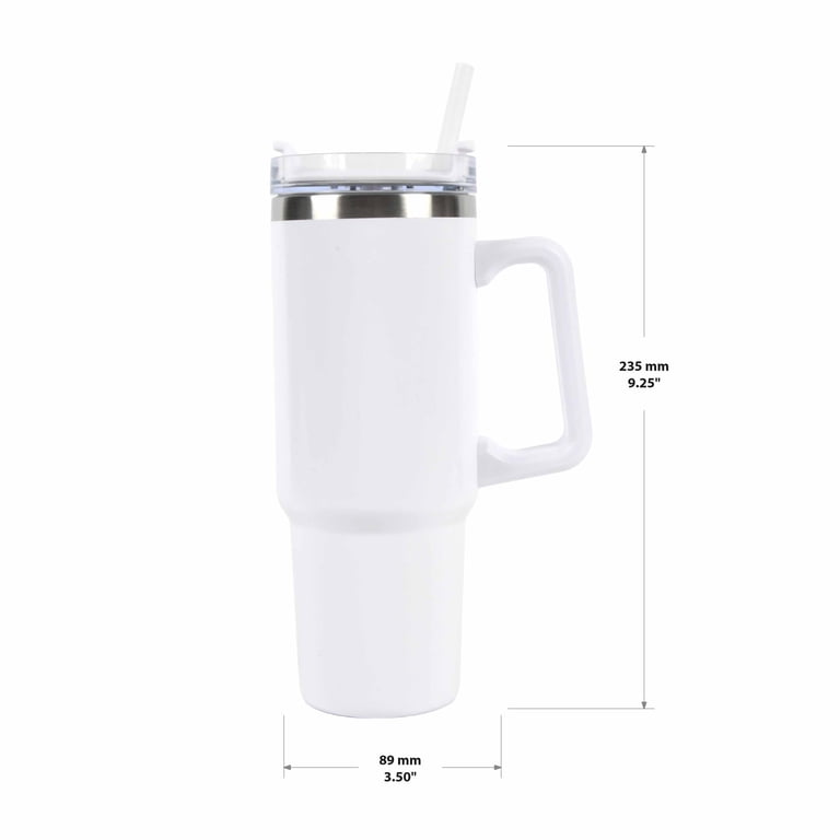 TENTIAL Water Tumbler 水筒 ホワイト 非売品 Amazon.com | 20 oz Tumbler with Handle,Tumbler with Lid and Straw