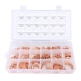 thumbnail image 2 of Copper Washers Assorted Kit, Long Lasting Metric Copper Sealing Washers Portable  for Boats for Motorcycles, 2 of 7