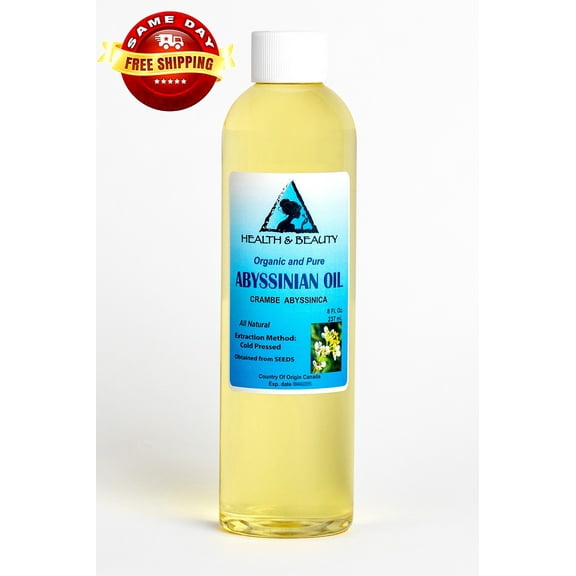 Abyssinian / Crambe Seed Oil Organic Carrier Cold Pressed Fresh 100% Pure 8 oz