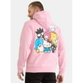 thumbnail image 3 of Hello Kitty and Friends Men's and Big Men's Graphic Hoodie Sweatshirt, Sizes XS-3XL, 3 of 5