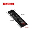 thumbnail image 1 of Lefu 60mm Aluminium Rectangular Cabinet Wardrobe Air Vent Grille Ventilation-Cover, 1 of 10