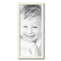 ArtToFrames 10" x 23" White Picture Frame, 10x23 inch White Wood Poster Frame (WOM-5138)