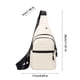 thumbnail image 3 of Bolso de pecho estilo japonés ZJT250117256 | Mochila deportiva unisex tipo bandolera | Tejido impermeable de alta densidad | Cremalleras antirrobo | Gran capacidad con múltiples bolsillos | U, 3 of 5