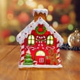 thumbnail image 1 of Pueblo de Navidad con luces LED, decoración de paisaje, colección de recuerdos de fiesta para sala de estar al aire libre, mesa, habitación,, 1 of 8