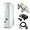 White, variant on Restored Xbox 360 S 250GB Game Console Black with 2 Retrofam Black Controllers (Refurbished)