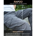 thumbnail image 4 of Pantalones cargo tácticos Rapoo para hombre, impermeables, color gris, 44 W x 32 L, 4 of 6