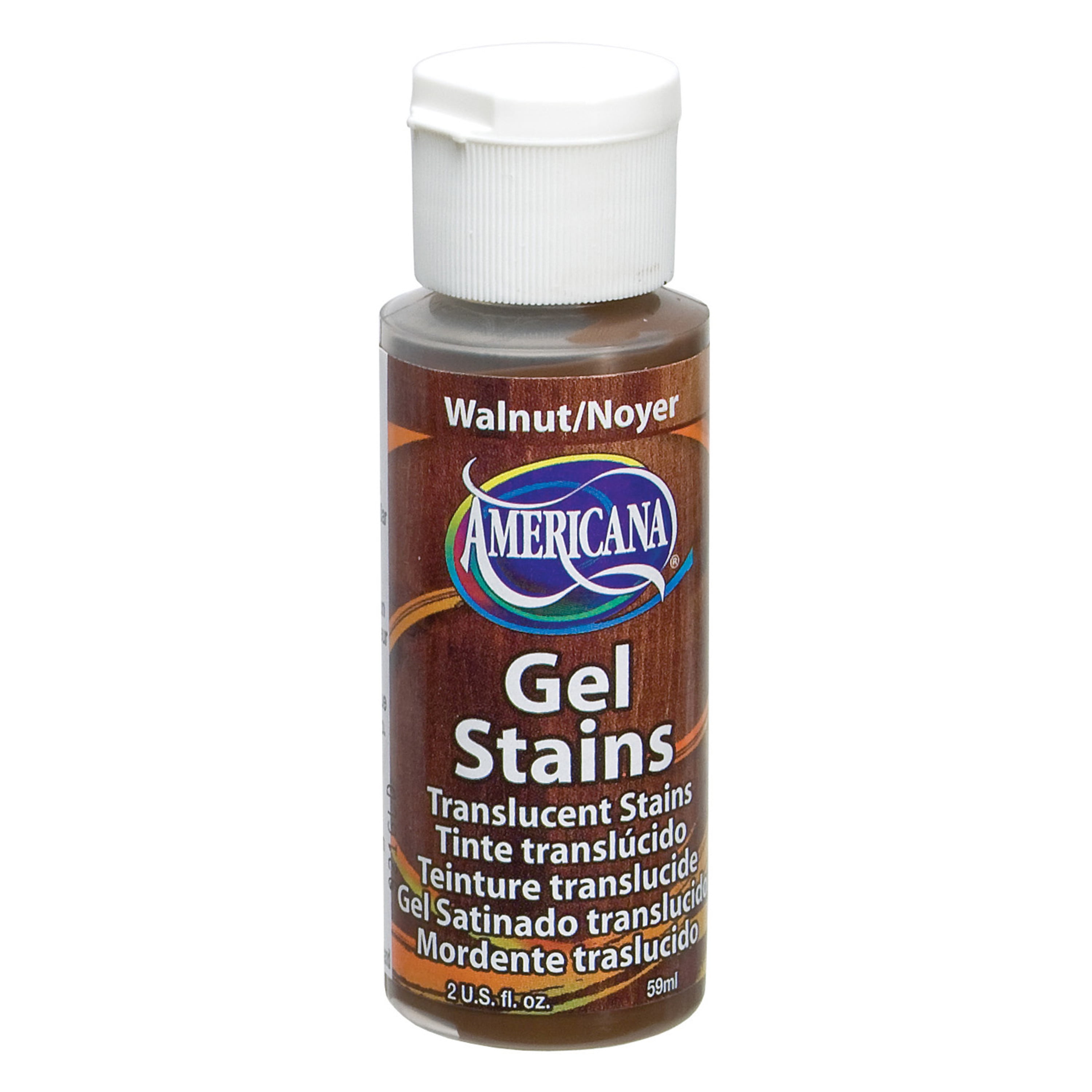 DecoArt Americana Gel Stains Paint, 2 oz., Walnut