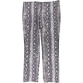 thumbnail image 1 of Michael Kors Womens Snake Print Casual Leggings, Purple, 12, 1 of 2