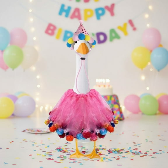 Diceymbol Goose Porch Costume 11.81x7.08 Inch, Multicolor Pet Outfit with Adjustable Straps