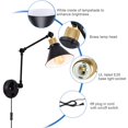 thumbnail image 4 of Aplique de pared TRLIFE regulable con brazo articulado y enchufe 110V, 4 of 7