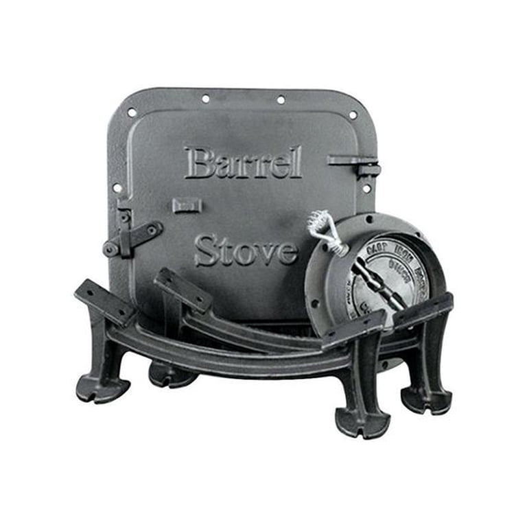 US Stove Iron Elegant Barrel Stove Kit - Walmart.com