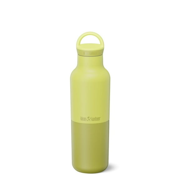 Klean Kanteen Rise Classic Insulated Water Bottle - Keep Drinks Cold for 65 Hours - Stainless Steel - Insulated Water Bottle - Leak & Sweat-Proof - Arch Loop Cap - 20 oz - Acacia