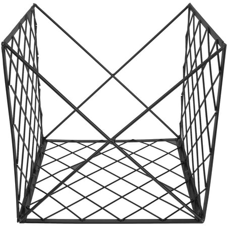 Magazine Rack Book Record Holder Desktop Iron Storage Rack Bookshelf ...