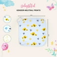 thumbnail image 3 of 100% Organic Muslin Cotton Baby Washcloths - GOTS Certified - complies with CPC - Pack of 6, 3 of 6