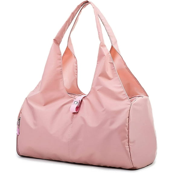 Waterproof Duffel Bag Pink For Women and Men Swim Sports Travel Gym Bag,19.68inch