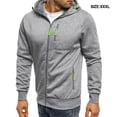 thumbnail image 4 of Sonducket Sudaderas con capucha para hombre, chaqueta con cremallera, ropa para exteriores, equipo de senderismo, ropa deportiva para trotar, suministros Abrigos y chamarras XXXL Sonducket AP012955-05, 4 of 6