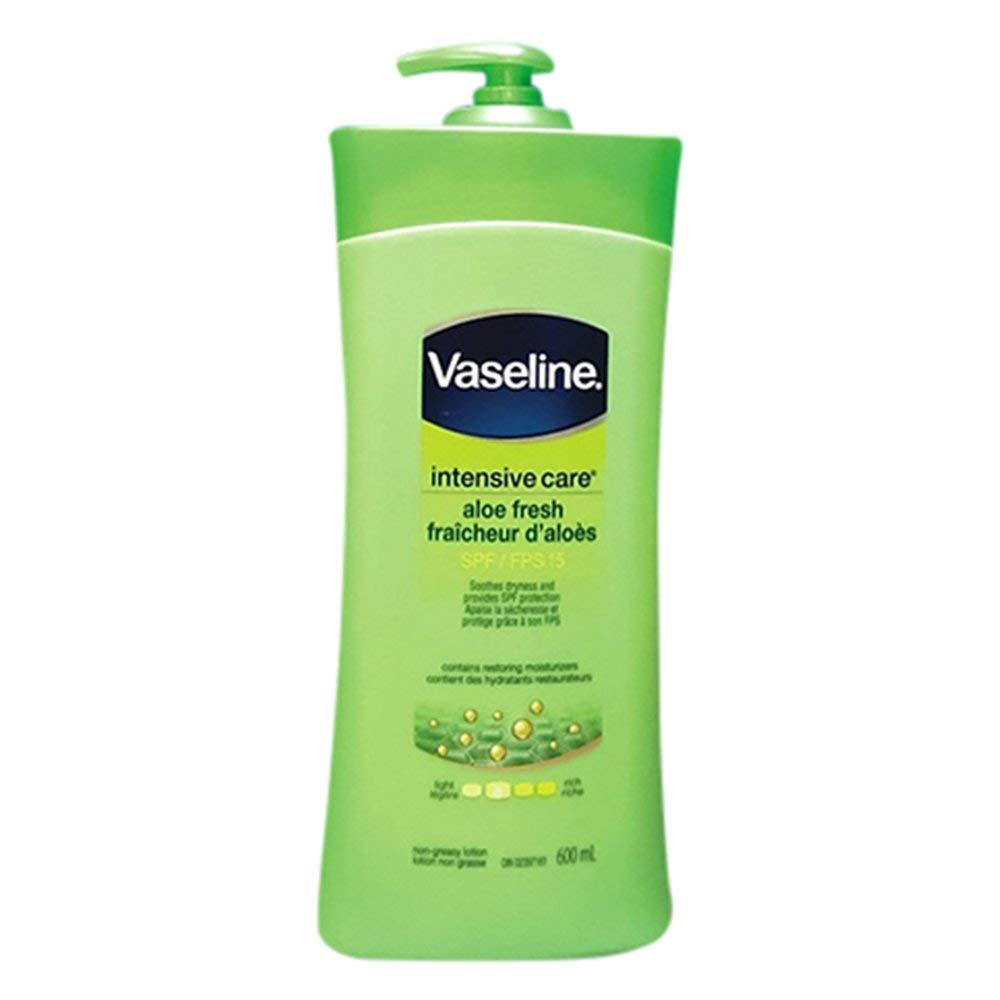 Vaseline Body Lotion Intense Care With Aloe Fresh (600ml) 041104